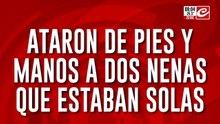 Delincuentes ingresaron a una vivienda y maniataron a dos nenas que estaban solas