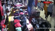 Nevşehir'de 3 çocuk kıyafetleri önce denedi sonra çaldı