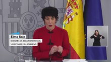 Elma Saiz: "En 2026 las pensiones mínimas se incrementarán más de un 7%"