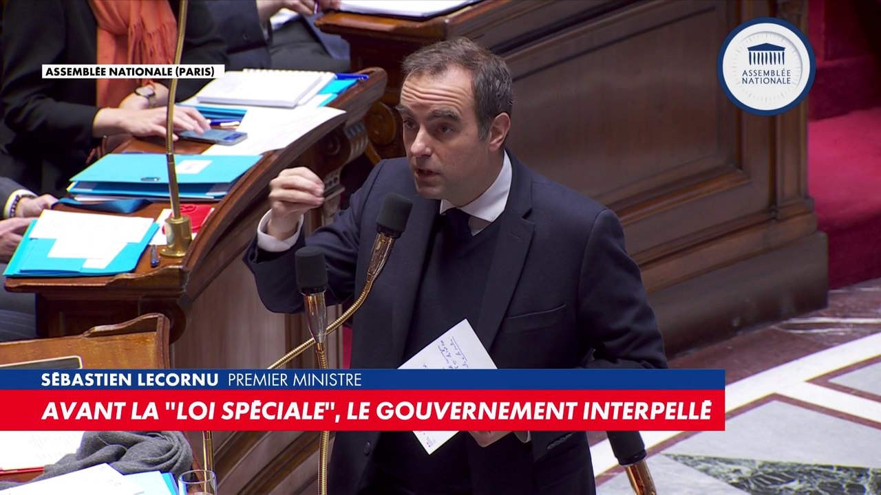Sébastien Lecornu : «La loi spéciale n’est pas un budget»
