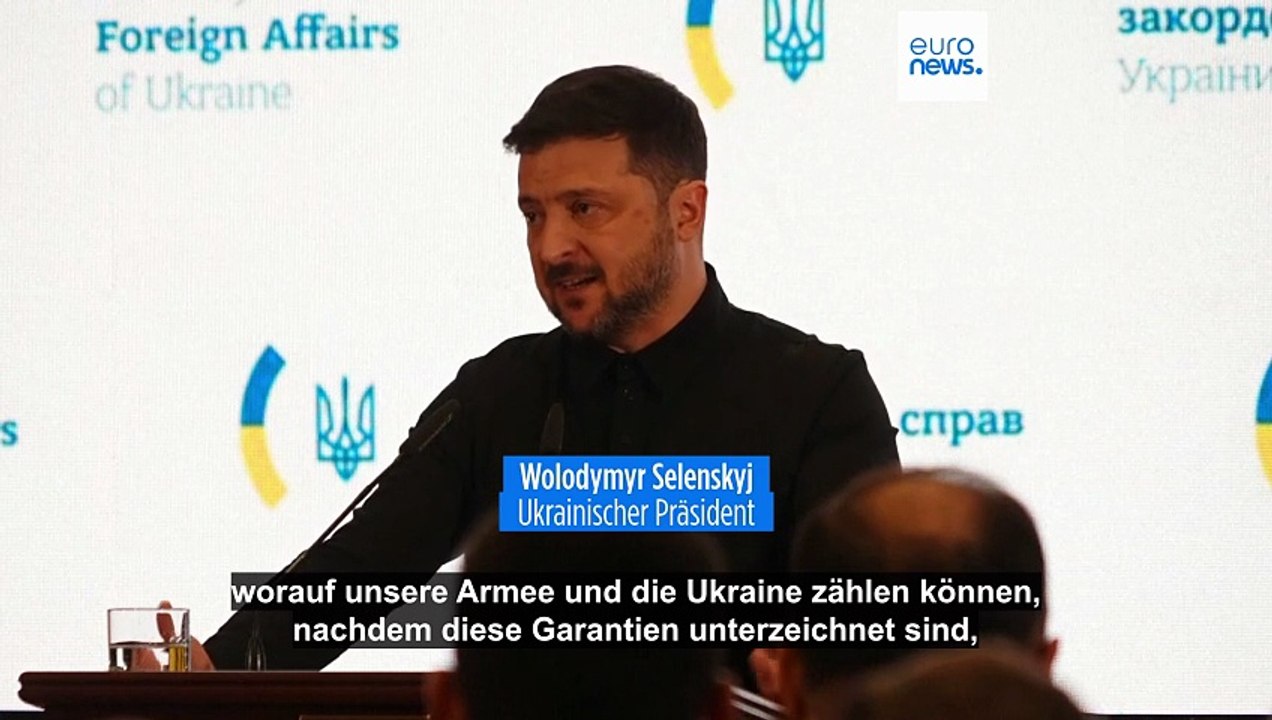 Selenskyj vorsichtig optimistisch über Fortschritte bei US-Friedensgesprächen