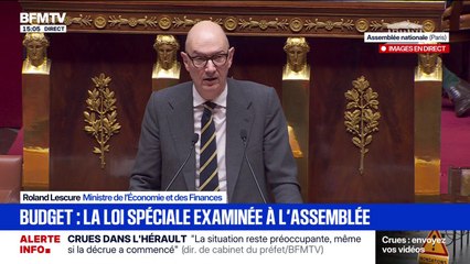 Loi spéciale: pour Roland Lescure, ministre de l'Économie, il s'agit "d'une roue de secours"