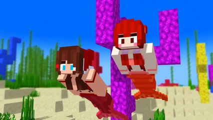 JJ Became a Lifeguard VS Mikey Giant Security Summer Vacation - Maizen Minecraft