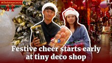 Festive mood comes early at a tiny deco shop on Petaling Street