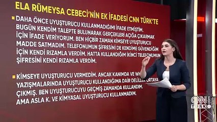 SON DAKİKA... Ela Rümeysa Cebeci'nin ek ifadesi CNN TÜRK'te
