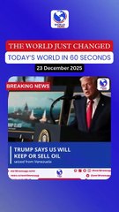 Trump says US will keep or sell oil seized from Venezuela