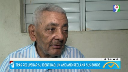 Tras recuperar su identidad, un anciano reclama sus bonos | El Despertador