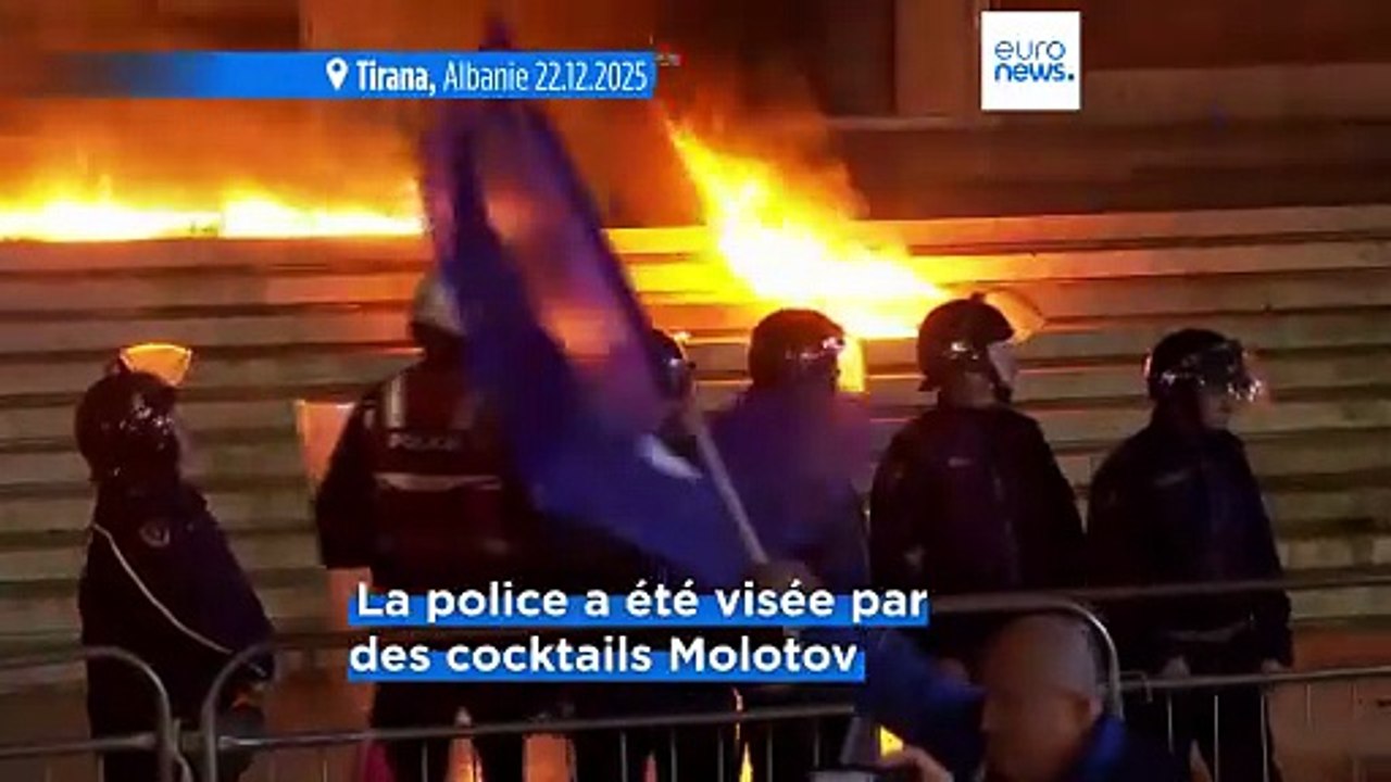 Manifestation contre le gouvernement albanais, quatre personnes arrêtées