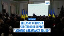 Zelensky ottimista sui progressi per la pace ma non si fermano i raid russi: due morti in Ucraina