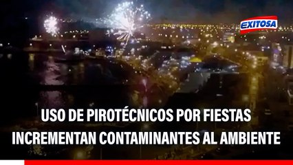 Navidad 2025: "Los contaminantes suelen incrementarse en las fiestas por uso de pirotécnicos", advierte Senamhi