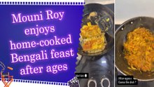 Mouni Roy shares glimpse of her delicious Bengali cooking with fans, says 'guess the dish?'