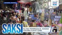 Mga namimili ng panregalo, dagsa pa rin sa Divisoria kahit gabi | Saksi