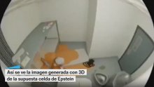 Las imágenes de la celda de Epstein creadas con 3D