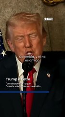 Donald Trump subió el tono y llamó "alborotador" al presidente Gustavo Petro desde Mar-a-Lago. El mandatario estadounidense lanzó una advertencia directa: "más le vale andarse con cuidado" y exigió el cierre inmediato de fábricas de cocaína en territorio