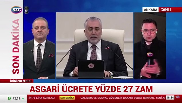 Asgari ücrete yüzde 27 zam!