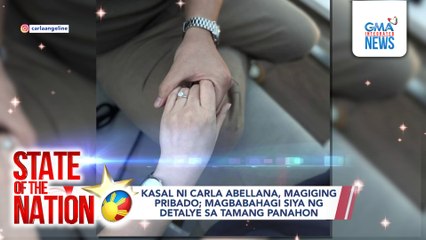 Kasal ni Carla Abellana, magiging pribado | SONA