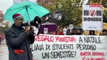 Medicina, presidio studenti al MUR contro semestre filtro: "Neanche un soldo per nuovi medici, ma finanziamenti a riarmo"