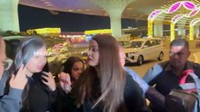 Aishwarya Rai, Aaradhya and Abhishek Bachchan Spotted @ Mumbai Airport