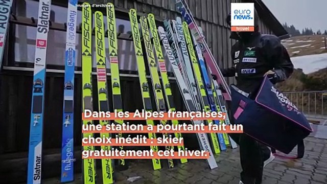 Cela nous coûte moins cher de ne pas faire payer : une station des Alpes françaises rend le ski gratuit cet hiver