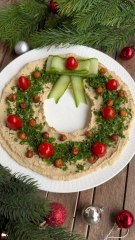 Jour 23 du calendrier de l’avent des recettes - Houmous de Noël 🎅🏼