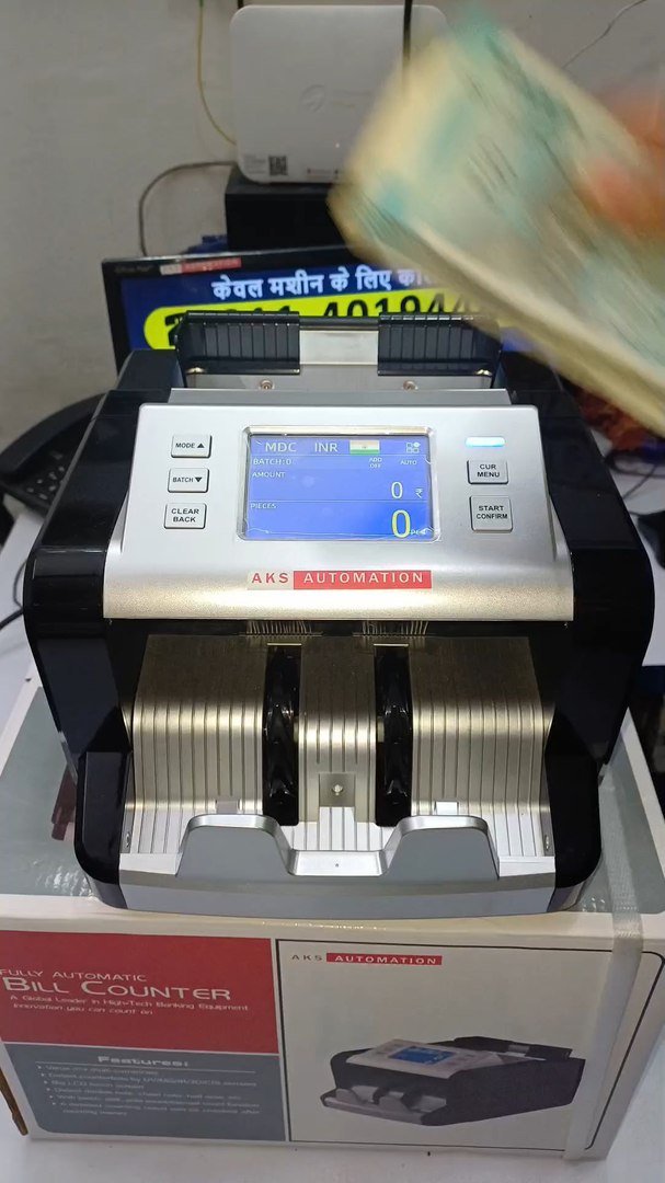 Best ai technology cash counting machine with fake note detector #mixeddomination #LCDalert