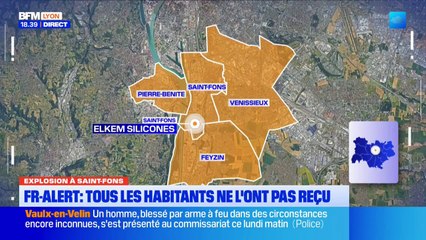 Explosion à Saint-Fons : avez-vous reçu FR-Alert ?