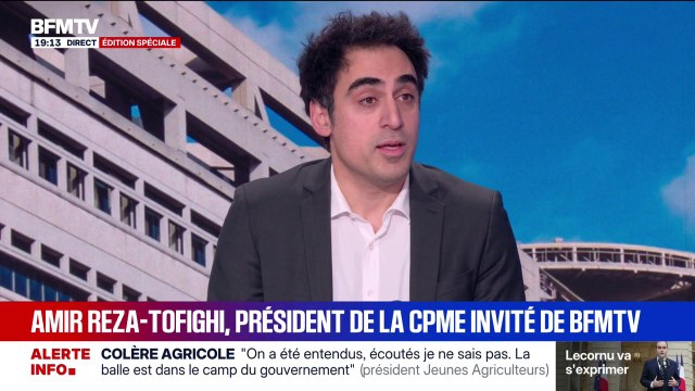 Loi spéciale: Les entreprises et les entrepreneurs ont besoin de visibilité , déclare Amir Reza-Tofighi, président de la CPME