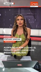 #Comunidad | El SENAMHI activó Alerta Roja Hidrológica para este feriado largo. Se prevén fuertes precipitaciones, posibles crecidas de ríos y temperaturas que alcanzarán los 27 °C.Autoridades piden máxima precaución y evitar zonas de riesgo.