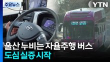 울산 누비는 자율주행 버스...도심 실증 시작 / YTN