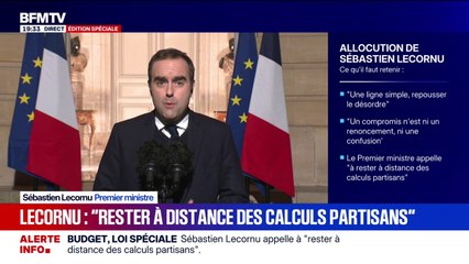 "Prendre le temps de bâtir un bon budget n'est pas une faiblesse", déclare le Premier ministre, Sébastien Lecornu