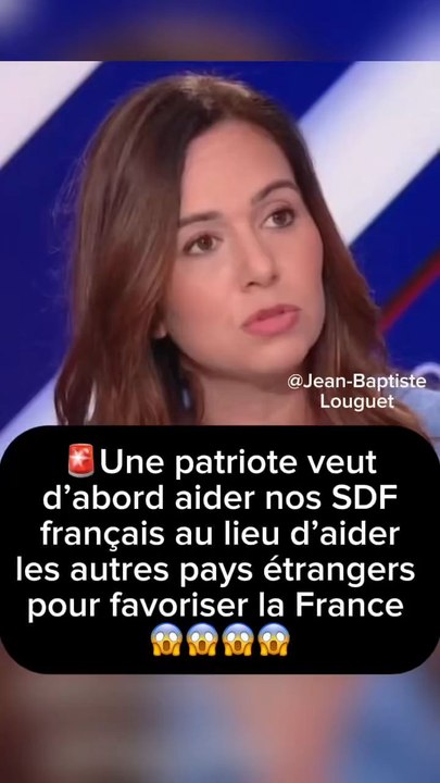 🚨Une patriote veut d’abord aider nos SDF français au lieu d’aider les autres pays étrangers pour favoriser la France 😱😱😱