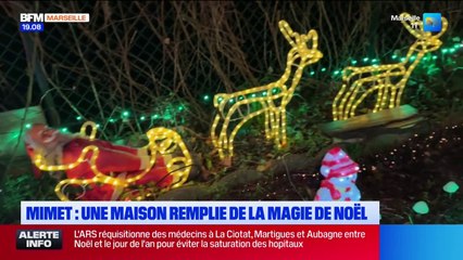 Mimet : une maison remplie de la magie de noël