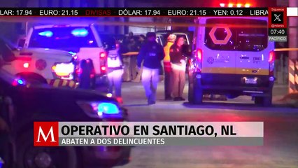 Enfrentamiento en Santiago, NL deja dos abatidos y un ministerial herido