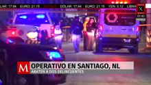 Enfrentamiento en Santiago, NL deja dos abatidos y un ministerial herido