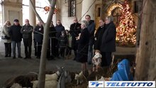 Video News - Il presepe della loggia ha il suo Gesù bambino