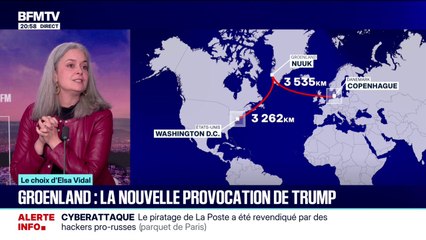 LE CHOIX D'ELSA VIDAL - Groenland: la nouvelle provocation de Donald Trump