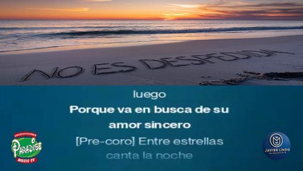 NO ES DESPEDIDA AUTOR JAVIER LINDO M.