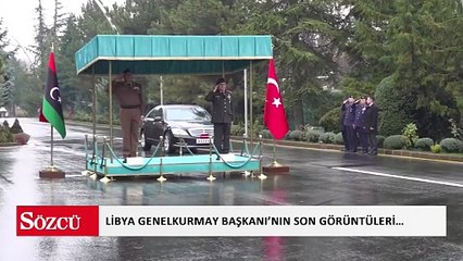 Libya Genelkurmay Başkanı’nın basına yansıyan son görüntüleri…