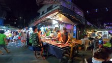 Night Market on Zapanta Street in Manila City in the Philippines