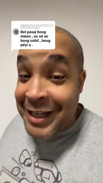 Je réponds en créole à ce commentaire bienveillant. Merci 🙏🏾💪🏾 #972 #antillais #martinique #creole #humour
