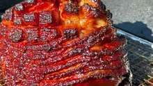 Double Smoked Cherry Dr Pepper Marinated Spiral Ham #ham #pork #drpepper #christmasdinner