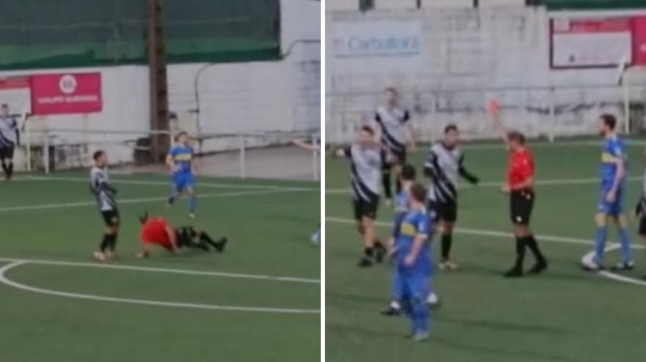 Follia in Spagna: scontro con l'arbitro e rosso diretto
