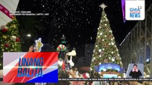 Samu't saring Christmas display, bida sa shopping district | Unang Balita