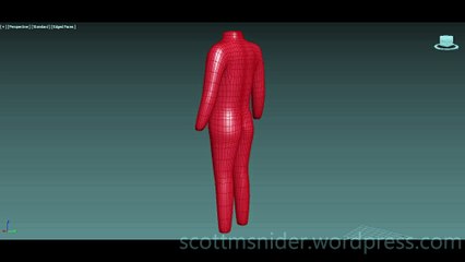 Flame: 3DS MAX Practice Polygon Modeling Model Video #51 (12-23-2025)