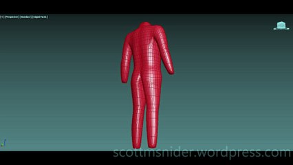 Flame: 3DS MAX Practice Polygon Modeling Model Video #54 (12-23-2025)