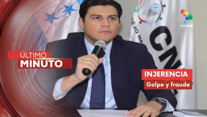 Presidente del Congreso Nacional de Honduras denunció fraude electoral