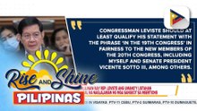 Sen. Panfilo Lacson, pinalilinaw kay Rep. Leviste ang umano’y listahan ni ex-DPWH Usec. Catalina Cabral na naglalaman ng mga sangkot sa insertions; Ilang naka-detine sa Senado, magpapasko sa kulungan | ulat ni Louisa Erispe