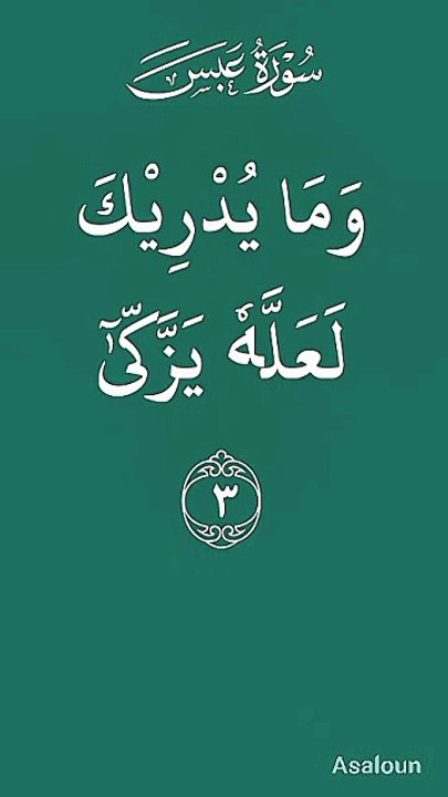Surah Abasa 1/4 | Surah | Quran | Tilawat | Recitation | Heart Touching | Soothing, Spiritual,Healing