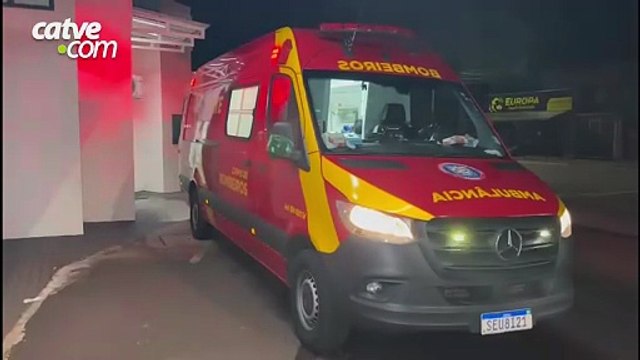 Homem se envolve em briga em bar e é socorrido pelo Corpo de Bombeiros no bairro Floresta