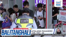 62,504 na ang naitalang pasahero sa PITX, as of 10 am, Dec. 24 | Balitanghali